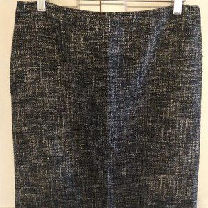 Theory Black and White Tweed Skirt - Size 6